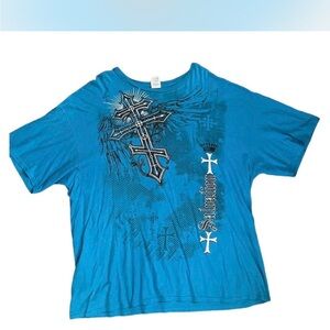 Blue Graphic T-Shirt